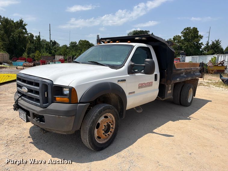 2007 Ford F450 Super Duty dump truck - EX2585
