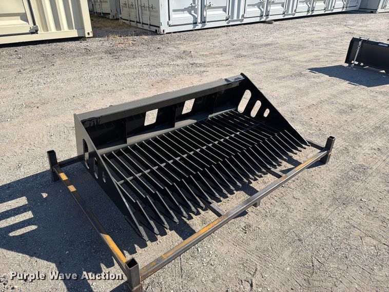 2025 Wolverine SB66 skid steer rock bucket - EX4187