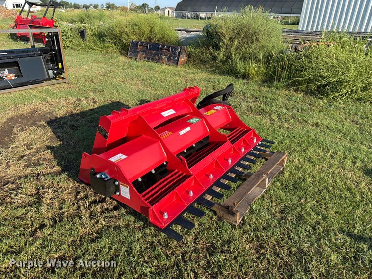 Raytree RMLL60 skid steer power rake land leveler - EX4252