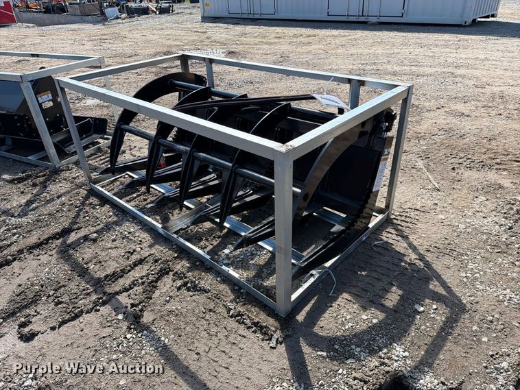 Wolverine LR72 skid steer root grapple bucket - EX4278