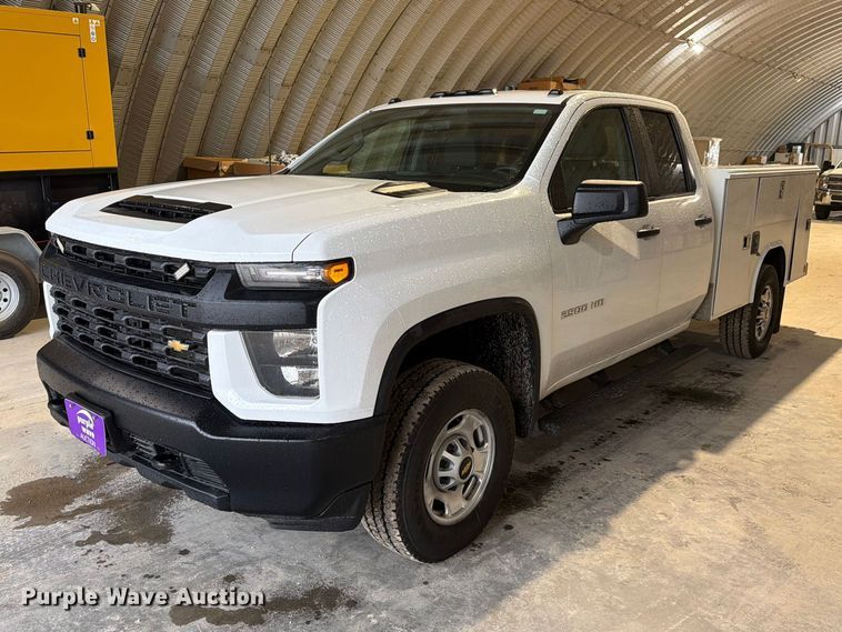 2020 Chevrolet Silverado 2500HD Ext. Cab utility bed pickup truck - EX4602