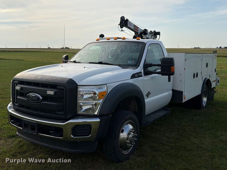 2013 Ford F550 Super Duty utility / service truck - EX4606