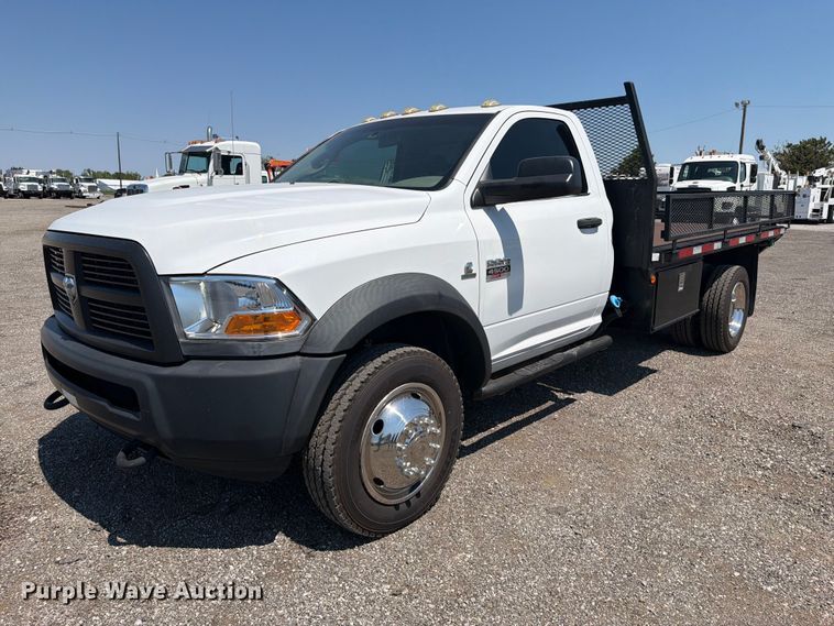 2012 Dodge Ram 4500 Heavy Duty flatbed truck - FB5097