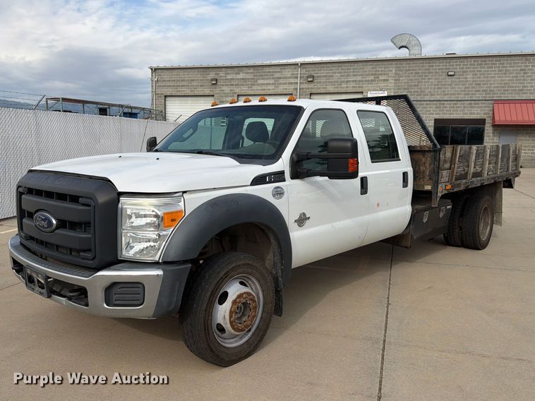 2016 Ford F550 dump flatbed truck - FK4586