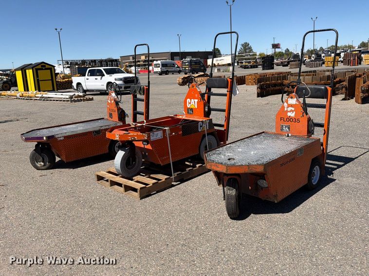 (3) Taylor-Dunn utility carts - FK4614