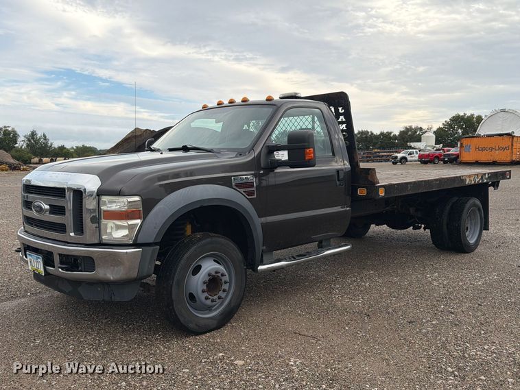 2008 Ford F550 Super Duty flatbed truck - FP3079