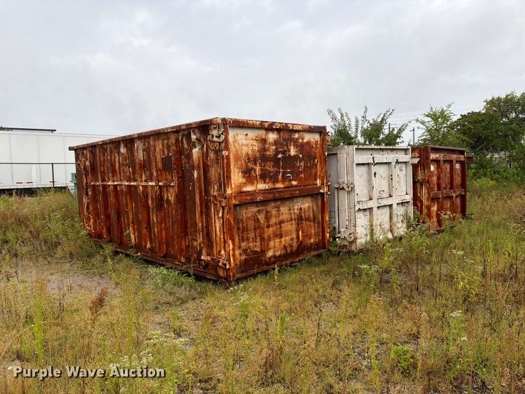 (3) roll-off dumpster - FT6285