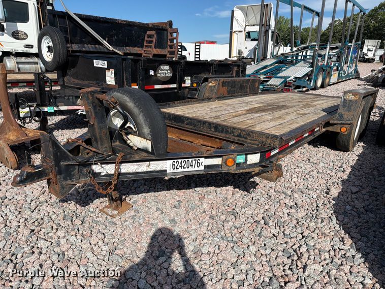 2016 Townmaster T-12DT tilt deck utility trailer - YA4296
