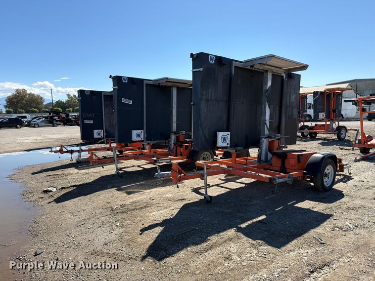 (3) 2020 Wanco WTLMB message board trailers - YA4671