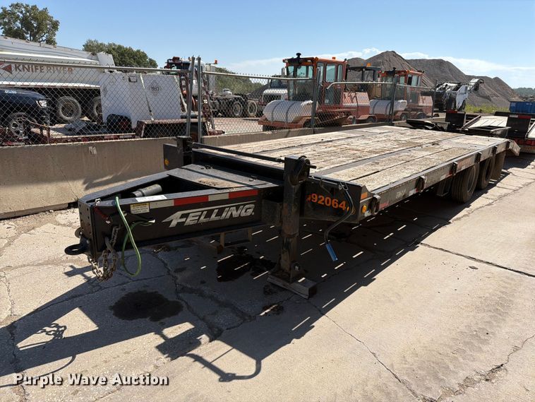 2014 Felling FT-24-2 LP equipment trailer - EA0461