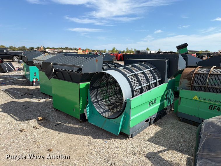 (12) Erie Industries GF480 trommel screens - EU1528
