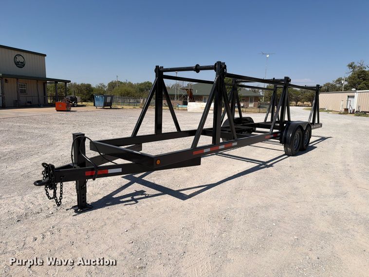 Shop built reel trailer - EW8813