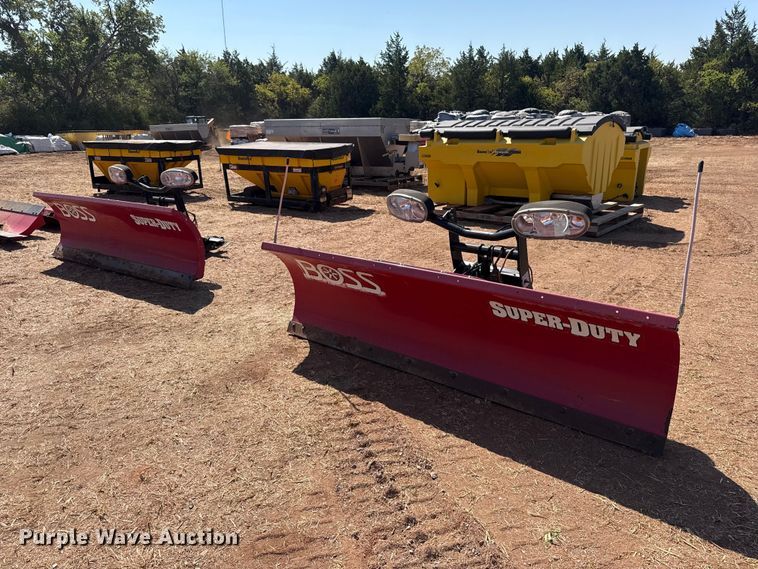 (2) 8' W Boss RT8 plow blades - FC4268
