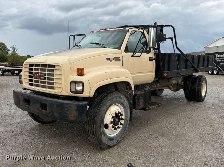 1998 GMC C6500 dump flatbed truck - FK3462