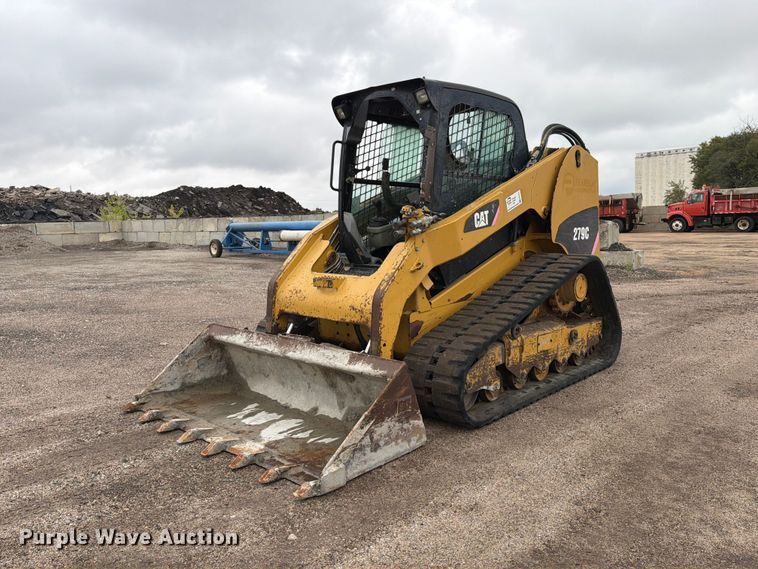 2012 Caterpillar 279C tracked skid steer loader - FK3701