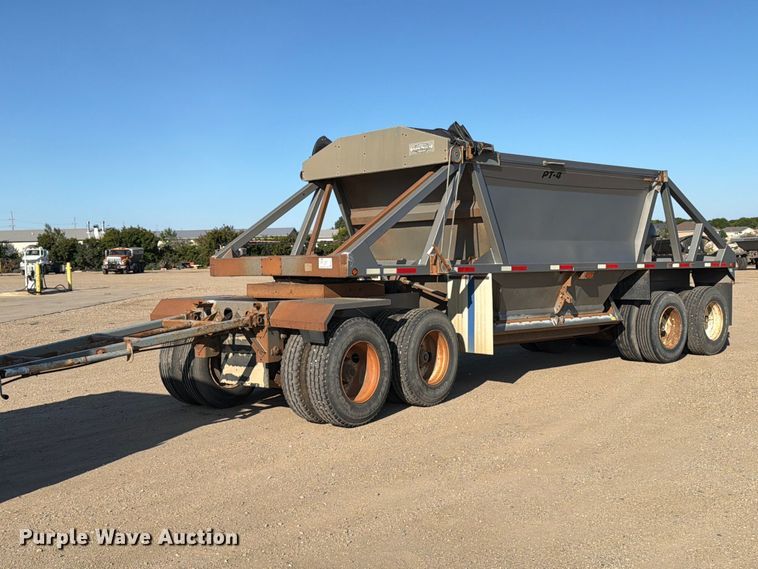 2014 Precisons bottom dump pup trailer   - EA0511