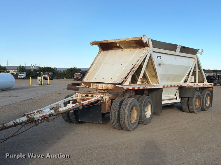 2009 Dragon Ranco bottom dump pup trailer   - EA0513
