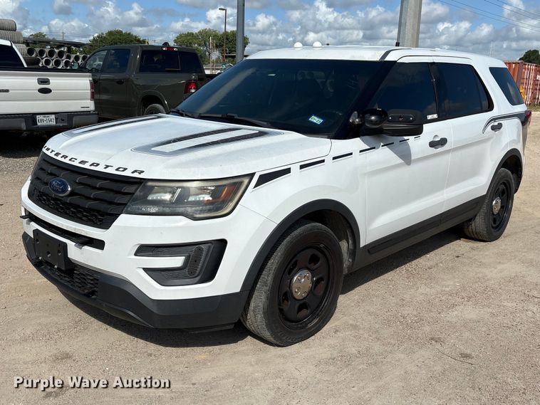 2016 Ford Explorer Police Interceptor SUV - EU0839