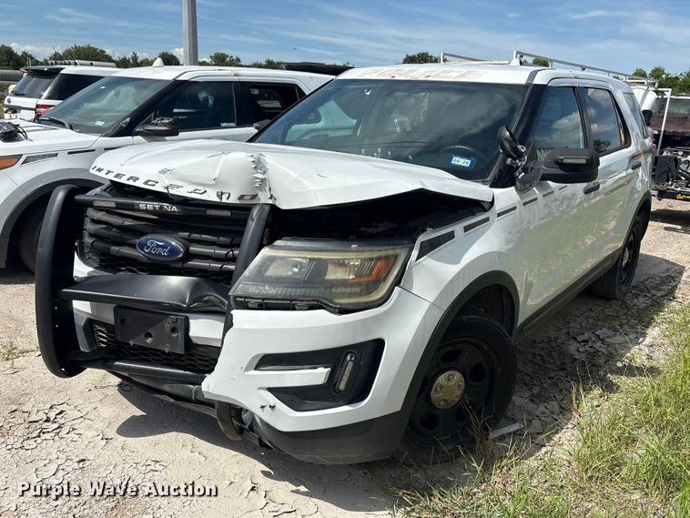 2017 Ford Explorer Police Interceptor SUV - EU0852