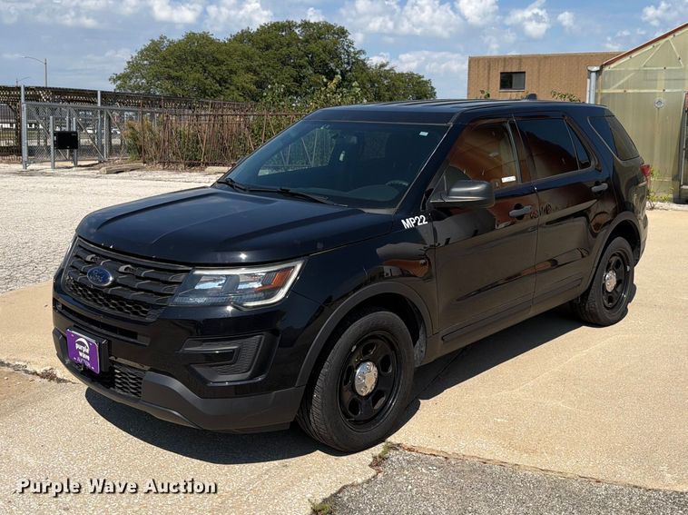 2019 Ford Explorer Police Interceptor SUV - EX4607