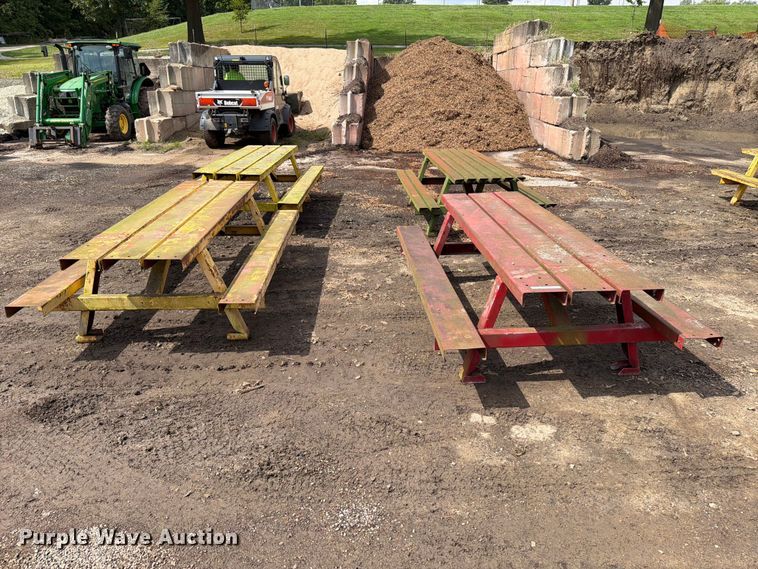 (4) Picnic tables - FT6295