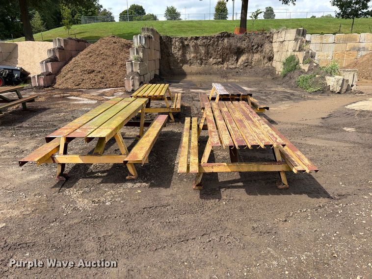 (4) Picnic tables - FT6296