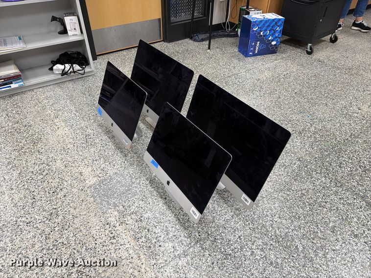 (4) Apple all-in-one desktop computers - FT8031