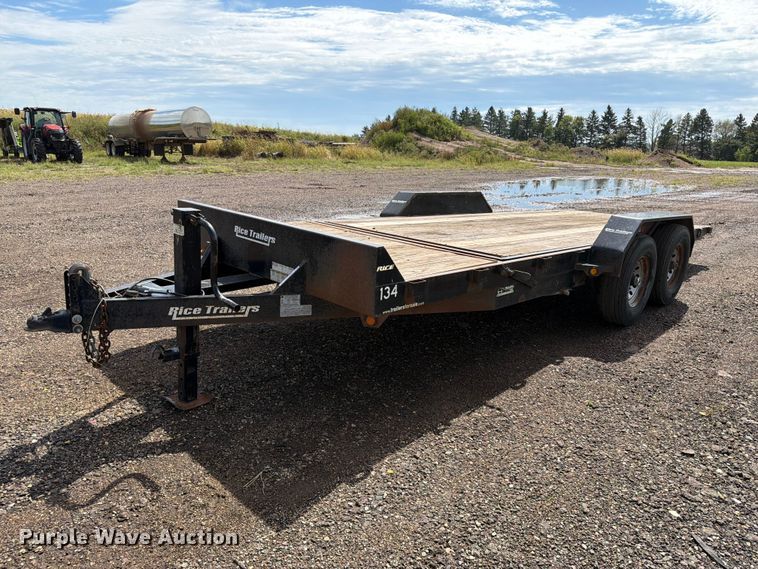 2011 R&W Trailer Mfg Rice tilt deck utility trailer - FT8049