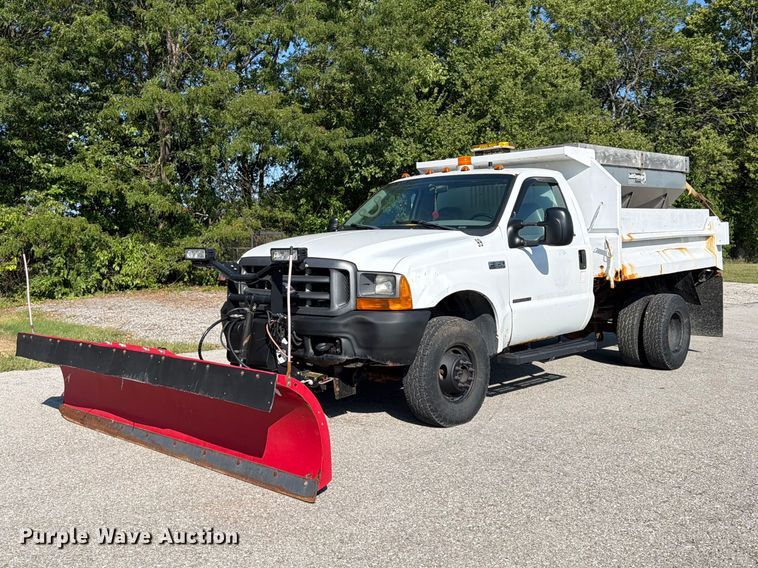 1999 Ford F350  Super Duty dump bed pickup truck - FU4668