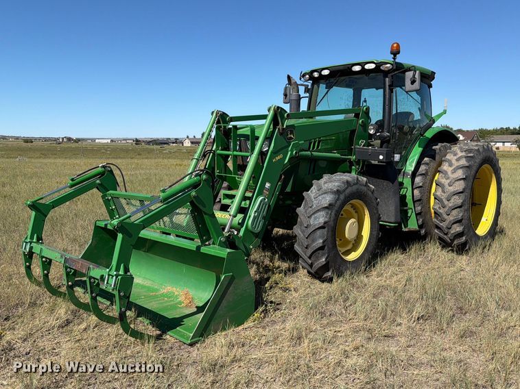 2013 John Deere 6150R MFWD tractor - EA0483
