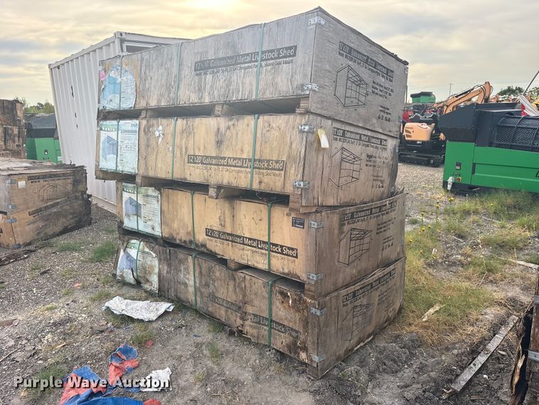 (4) 2024 Pioneer Valley MSC1220F livestock sheds - ES8026