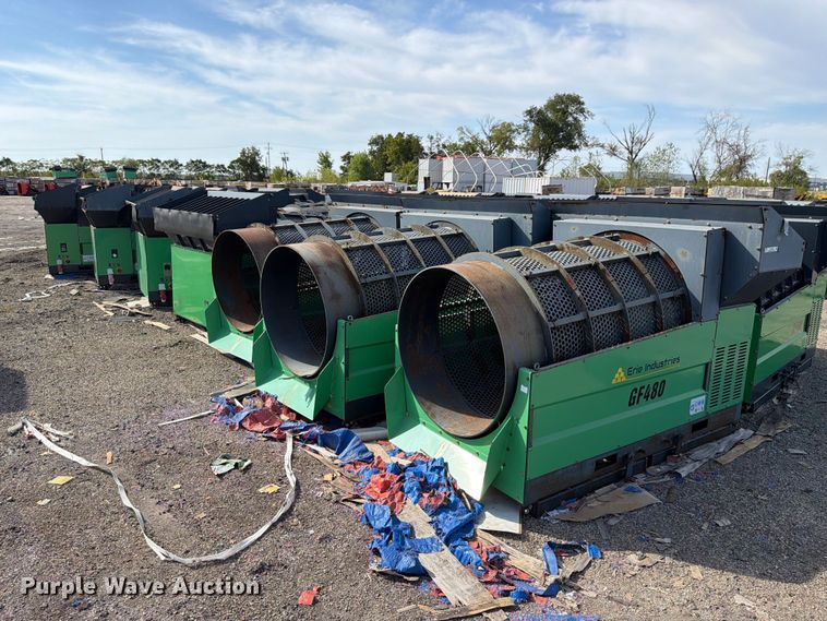 (12) Erie Industries GF480 trommel screens - EU1530
