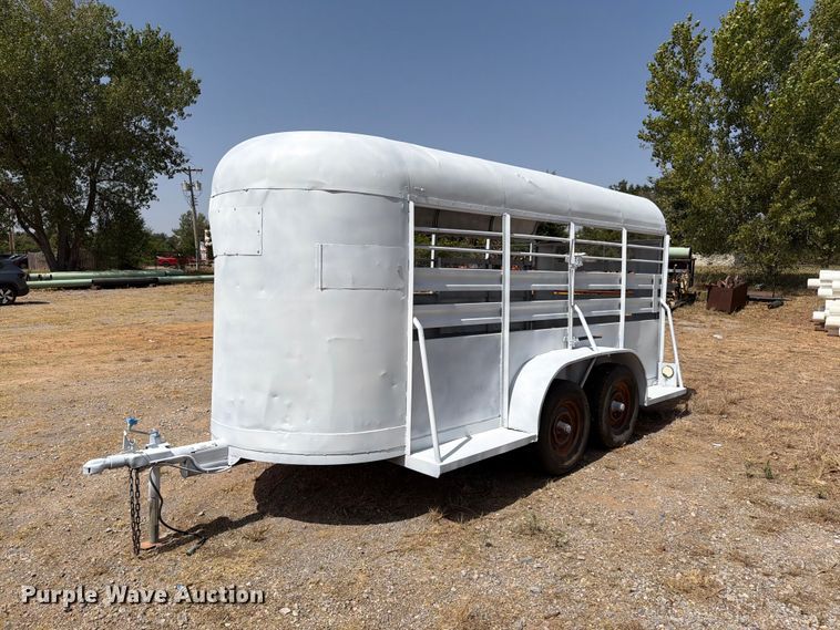 Shop built livestock trailer - EW8900