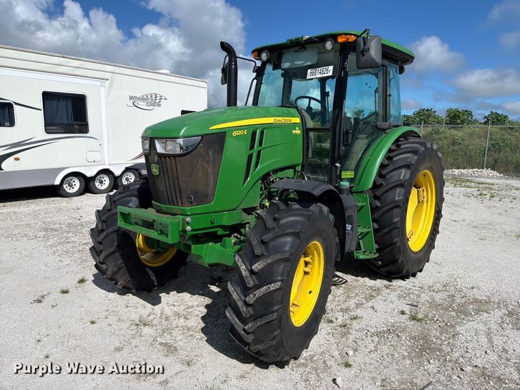 2023 John Deere 6120E MFWD tractor - YA4991