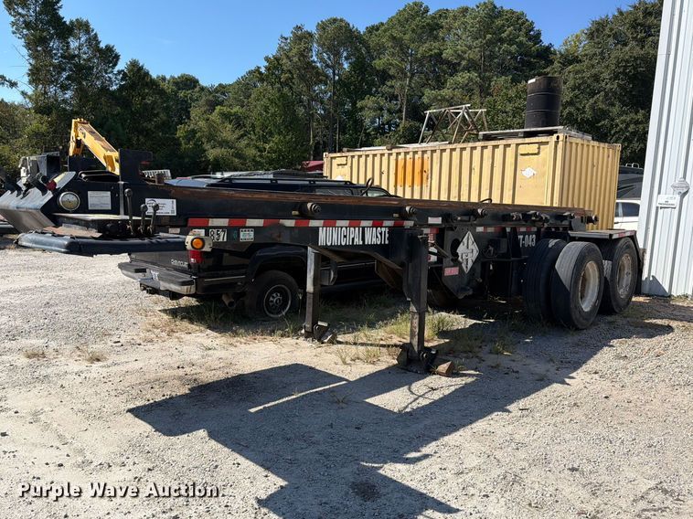 2013 Benlee TASM26S roll-off container trailer - EF1396