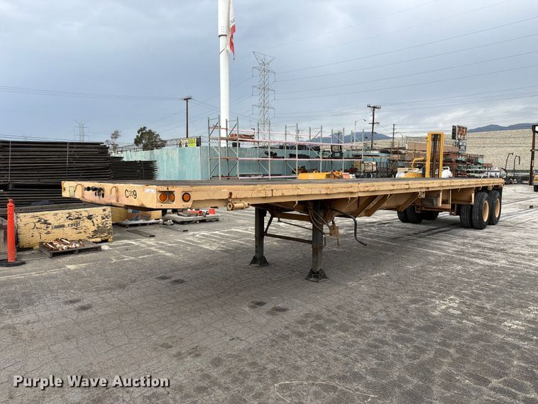 1966 Fruehauf extendable flatbed trailer - EL2646