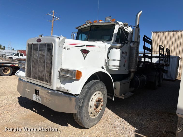 1998 Peterbilt 379 flatbed truck - EW2238