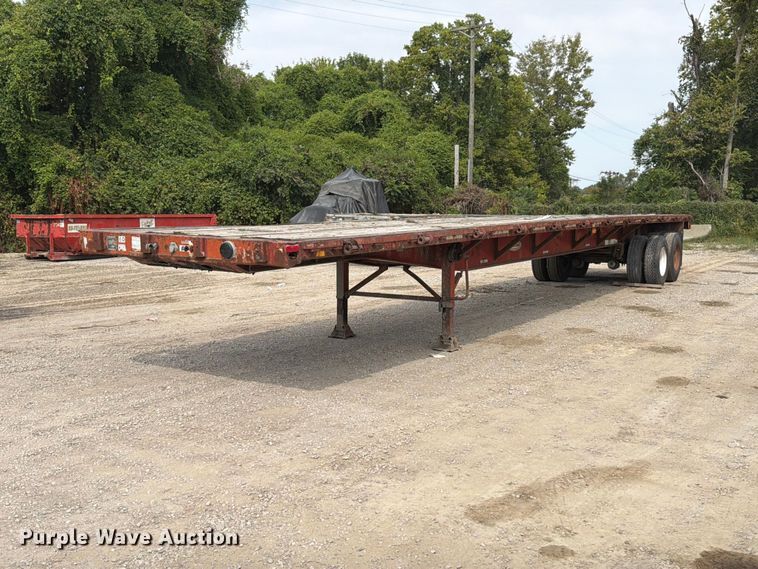 1992 Fontaine FTW-5-8048F flatbed trailer - FT6341