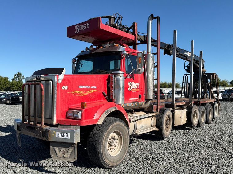 2006 Western Star 4900 crane truck - YA5027