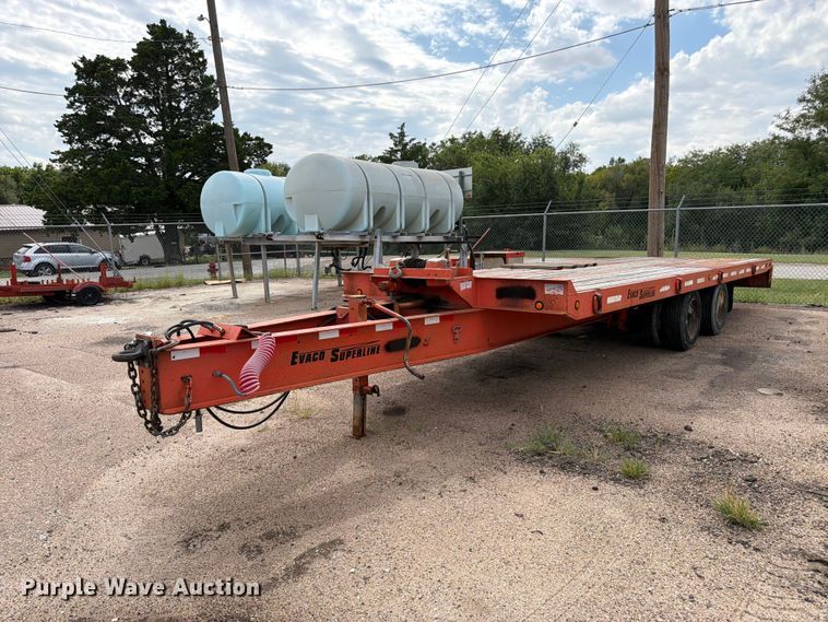 2002 Evaco Superline equipment trailer - DY3324