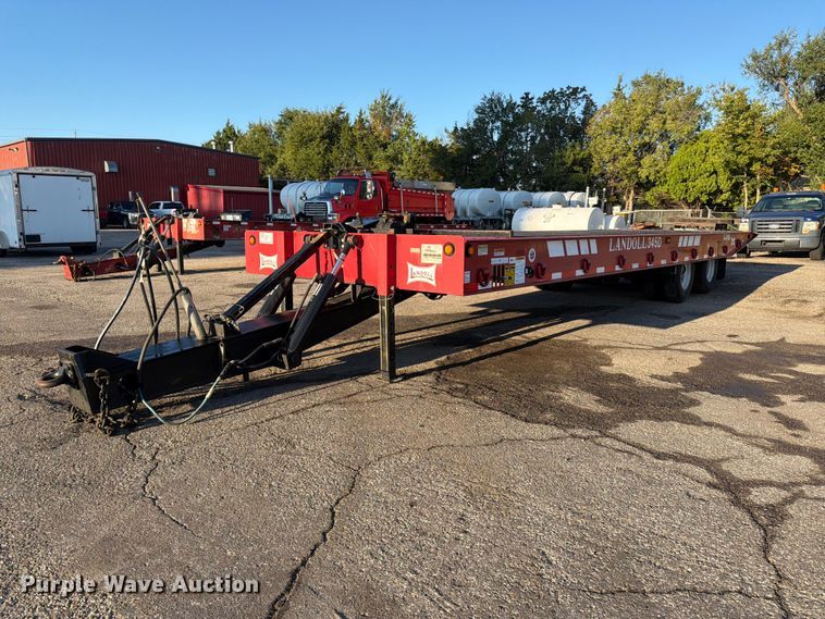 2008 Landoll Corporation 345D tilt deck equipment trailer - FK3708