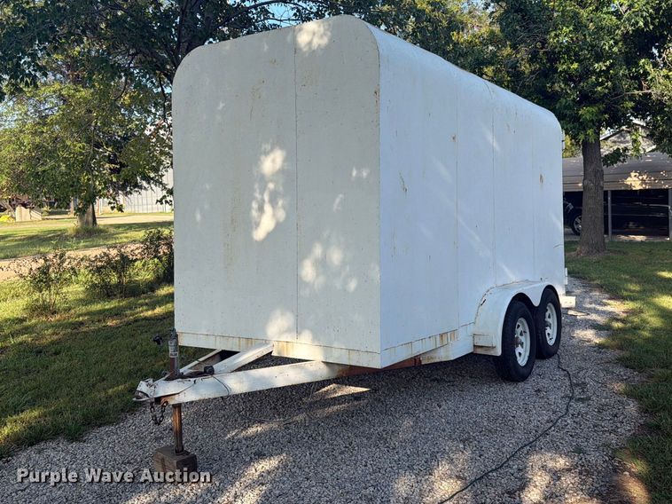 2026 Shop built  enclosed cargo trailer with K-Former seamless siding machine - EI7696