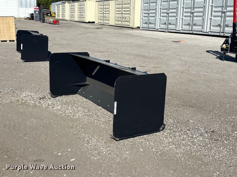 JCT skid steer snow pusher - EX4212