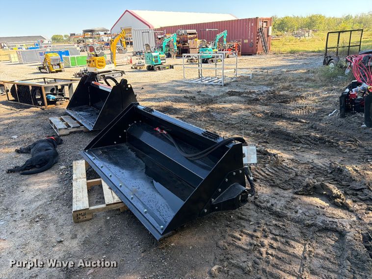 2026 Wolverine HB72 skid steer power rake bucket - EX4350