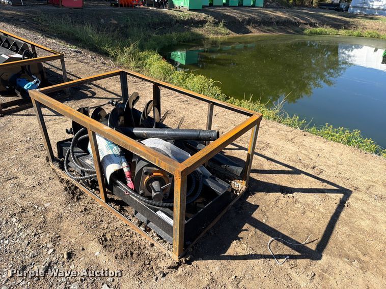 2026 Mower King SSECAG-Y skid steer auger - EX4354