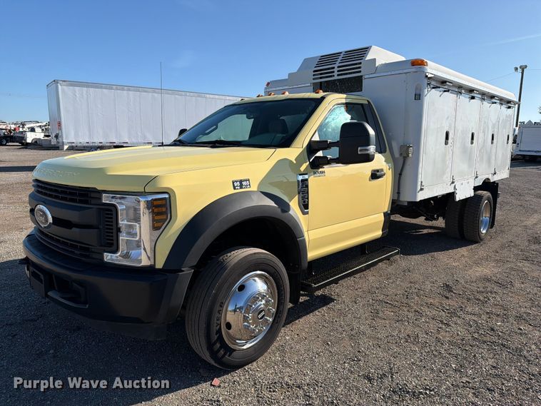 2019 Ford F550 refrigerated delivery truck - FB5185