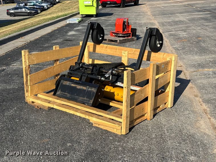 Erskine 48" W compact utility loader power rake - FG0677