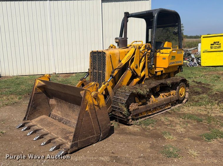 1982 John Deere 555A track loader - DY3450