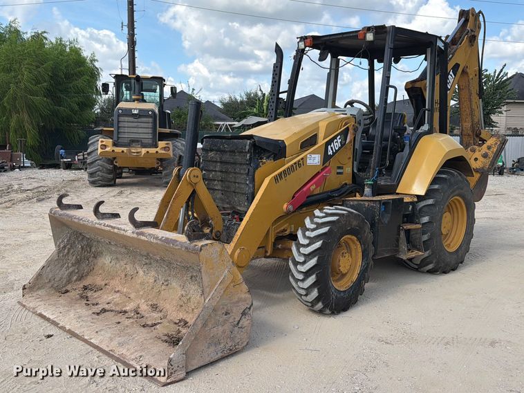 2016 Caterpillar 416F2 backhoe - EA7374