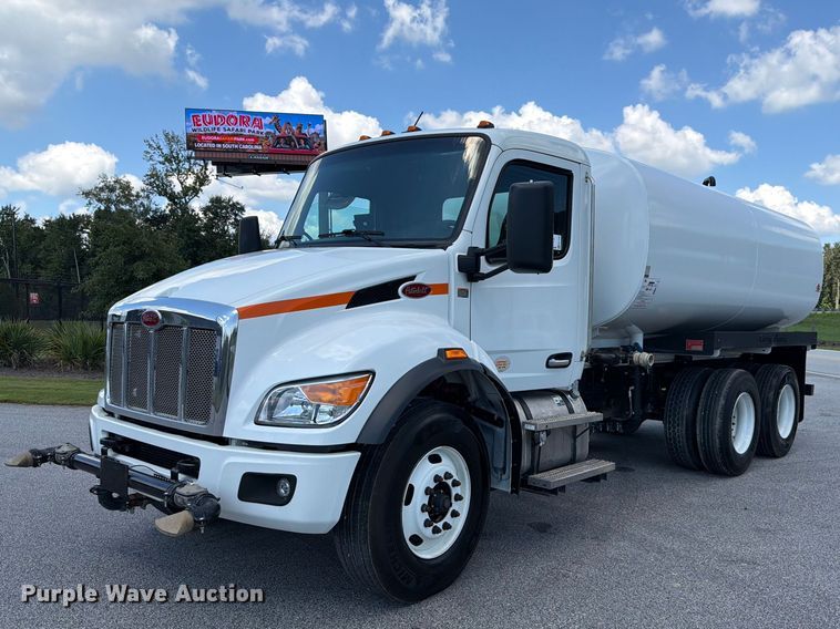 2025 Peterbilt 548 water truck - EF1349